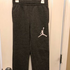 Jordan thick cotton sweat pants size 8-10y